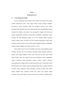 1 BAB 1 PENDAHULUAN 1.1 Latar Belakang Masalah Saat ini