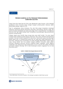 PREDIKSI DAMPAK AC-FTA TERHADAP PEREKONOMIAN