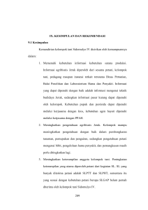 209 IX. KESIMPULAN DAN REKOMENDASI 9.1