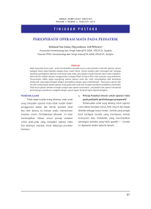 tinjauan pustaka - Departemen Anestesiologi dan Terapi Intensif