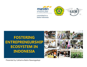 fostering entrepreneurship ecosystem in indonesia