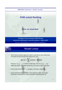 10 SVM untuk Ranking