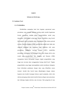 BAB II TINJAUAN PUSTAKA 2.1 Landasan Teori 2.1.1 Profitabilitas