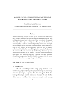 ANALISIS VECTOR AUTOREGRESSION (VAR) TERHADAP