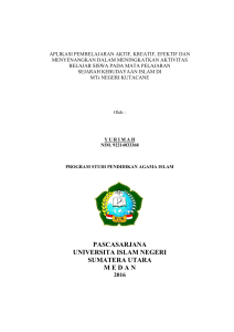 pascasarjana universita islam negeri sumatera utara medan