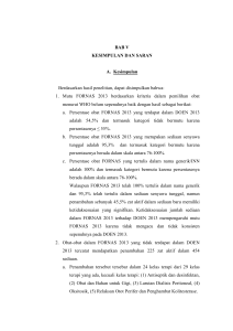 BAB V KESIMPULAN DAN SARAN A. Kesimpulan