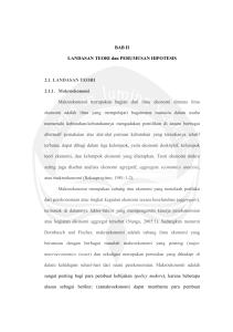 BAB II LANDASAN TEORI dan PERUMUSAN HIPOTESIS 2.1