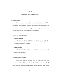 bab iii metodologi penelitian - Digilib UIN Sunan Ampel Surabaya