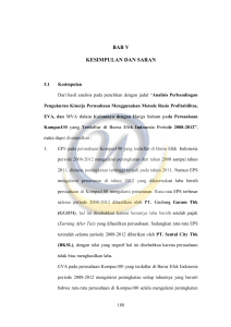 bab v kesimpulan dan saran