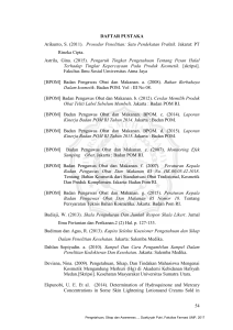 54 DAFTAR PUSTAKA Arikunto, S. (2011). Prosedur Penelitian