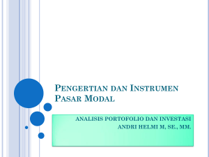 pasar modal indonesia