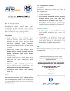 MENGENAL BANCASSURANCE