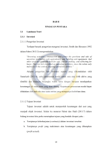 BAB II TINJAUAN PUSTAKA 2.1 Landasan Teori 2.1.1 Investasi 2.1