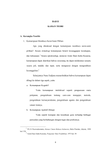 8 BAB II KAMAN TEORI A. Kerangka Teoritis 1. Kemampuan