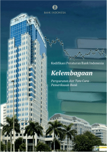 Regulasi Perbankan Indonesia: Kodifikasi Aspek