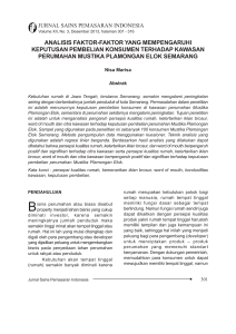 analisis faktor-faktor yang mempengaruhi keputusan pembelian