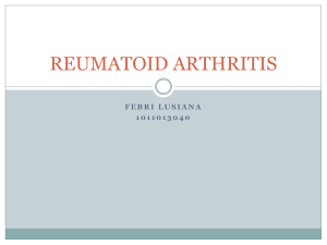 reumatoid arthritis