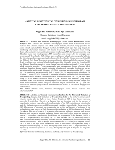 AKTIVITAS DAN INTENSITAS PENDAMPINGAN SUAMI DALAM