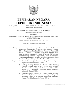 LEMBARAN NEGARA REPUBLIK INDONESIA