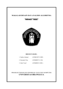 “binary tree” universitas brawijaya