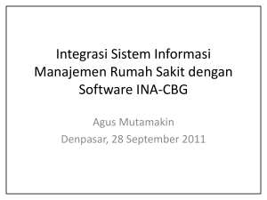 Integrasi Sistem Informasi Manajemen Rumah Sakit dengan Software