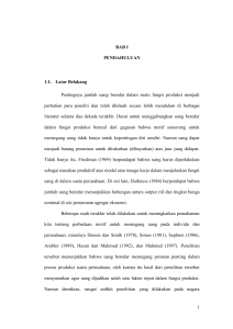 1 BAB I PENDAHULUAN 1.1. Latar Belakang