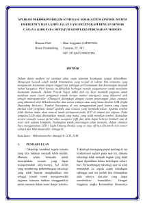 aplikasi mikrokontroler atmega16 sebagai