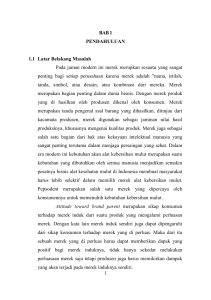 1 BAB 1 PENDAHULUAN 1.1 Latar Belakang Masalah Pada jaman