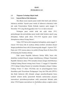 1 BAB I PENDAHULUAN 1.1 Tinjauan Terhadap Objek Studi 1.1.1