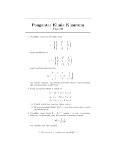 Pengantar Kimia Kuantum