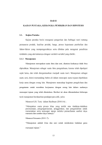 13 BAB II KAJIAN PUSTAKA, KERANGKA PEMIKIRAN