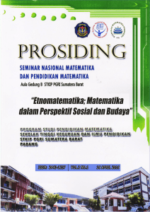 Prosiding Seminar Nasional Matematika dan Pendidikan