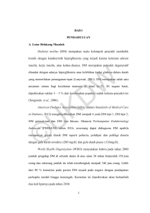 (DM) merupakan suatu kelompok penyakit metabolik