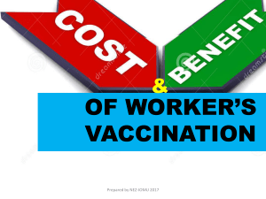 of worker`s vaccination