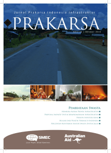 Jurnal Prakarsa Indonesia Infrastruktur