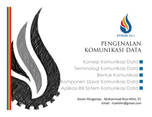 pengenalan komunikasi data