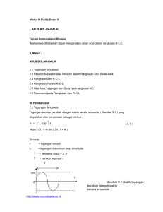 v     Vm sin     t - Universitas Mercu Buana