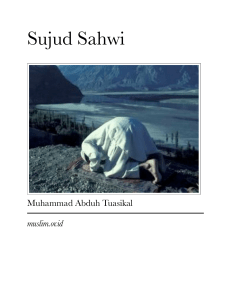 Sujud Sahwi - Ebooks Islam Fuwafuwa