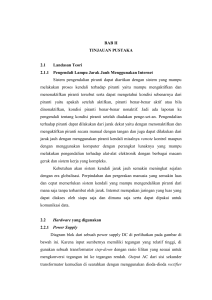 BAB II TINJAUAN PUSTAKA 2.1 Landasan Teori 2.1.1 Pengendali