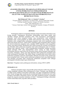 Semnas XVIII-Penentuan Lokasi Kantor Perwakilan