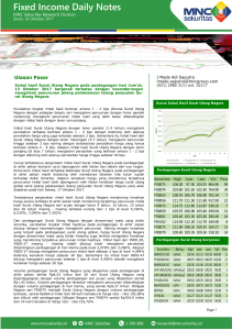 MNC Sekuritas Fixed Income Daily Notes