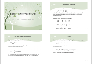 Bab 5: Transformasi Fourier