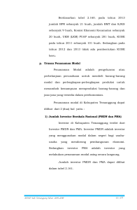 Jumlah Investor Berskala Nasional