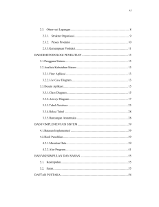 xi 2.3. Observasi Lapangan .......................................................