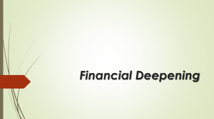 Financial Deepening