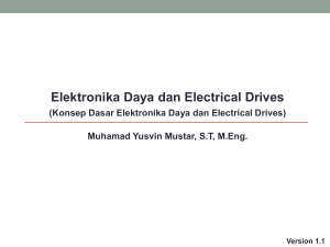 Elektronika Daya dan Electrical Drives