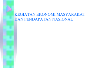 Kegiatan ekonomi masyarakat