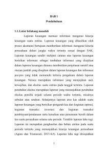 1 BAB 1 Pendahuluan 1.1. Latar belakang masalah Laporan