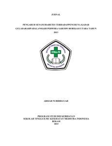 jurnal pengaruh senam diabetes terhadappenuruna kadar