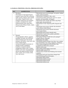 18 14. BAHASA INDONESIA SMA/MA (PROGRAM IPA/IPS) NO